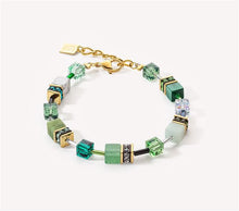 Carica l'immagine nel visualizzatore di Gallery, Bracciale GeoCUBE® Iconic Precious verde  4905/30-0500