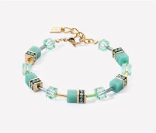 Carica l'immagine nel visualizzatore di Gallery, Bracciale GeoCUBE® Iconic Mono Oro verde  4020/30-0533