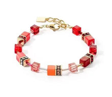 Carica l'immagine nel visualizzatore di Gallery, Bracciale GeoCUBE® Iconic Red Gold -2838/30-0300
