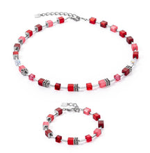 Carica l'immagine nel visualizzatore di Gallery, Bracciale GeoCUBE® Red Silver - 2700/30-0300