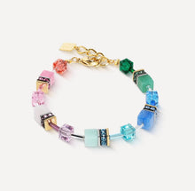 Carica l'immagine nel visualizzatore di Gallery, Bracciale GeoCUBE® Iconic Precious Rainbow -  4905/30-1520