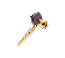 Carica l'immagine nel visualizzatore di Gallery, PDPAOLA Donna Ear Cuff Yoki Charoite -PG01-720-U