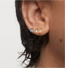 Carica l'immagine nel visualizzatore di Gallery, PDPAOLA Donna Orecchino singolo  Blue Lily Single-PG01-202-U