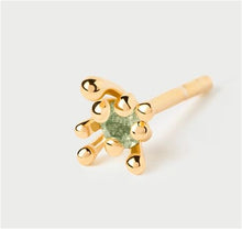 Carica l'immagine nel visualizzatore di Gallery, PDPAOLA Donna Orecchino singolo Green Fleur - PG01-320-U