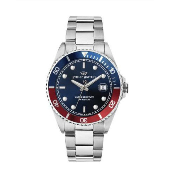 Orologio Philip watch Caribe R8253597071 Uomo 42mm Acciaio rosso blu Pepsi Diver