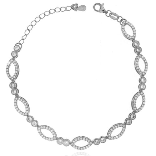 Bracciale in argento Doppia Luce