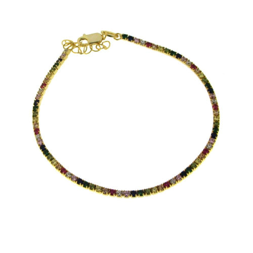 Tennis argento gold arcobaleno