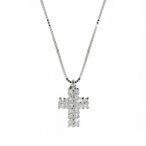 Collana Croce di Diamanti