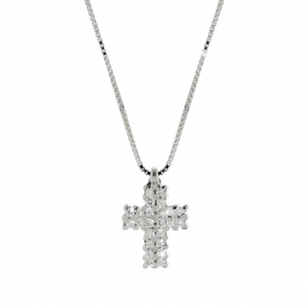 Collana Croce di Diamanti