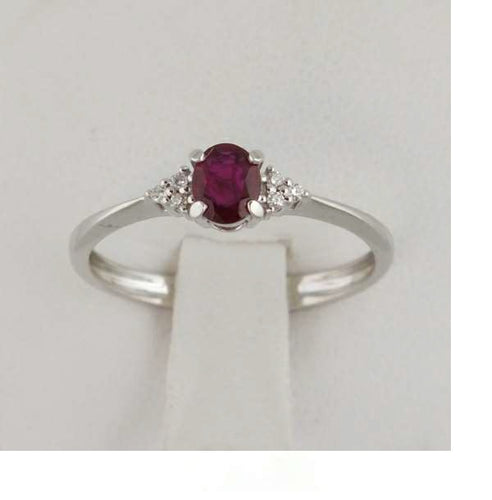 Anello Rubino e Diamanti Passione